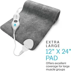 Pursonic Electric Heating Pad 12" X 24"