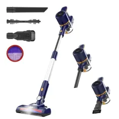 POWEART N7S Cordless Vacuum Cleaner, 6-in-1 Lightweight Stick Vacuum with Powerful Suction, 6-Cell 2200mAh Rechargeable Battery