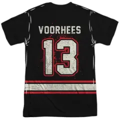 Popfunk Friday The 13Th Voorhees Jersey Front-Back Print Adult Sublimated Costume T-Shirt