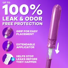 Tampax Compact Radiant Regular Absorbency Unscented Tampons - 28ct