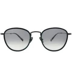 John Varvatos Troubadour JV V531 NGU Unisex Round Sunglasses Navy 51mm