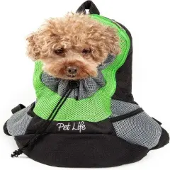 Pet Life On-The-Go Supreme Travel Bark-Pack Backpack Pet Carrier