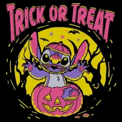 Womens Lilo & Stitch Halloween Trick or Treat T Shirt