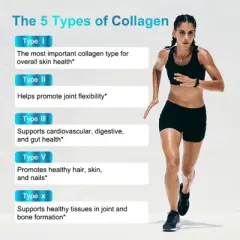 Mulittea Collagen Capsules with Vitamin C&ndash;Antioxidant Support for Healthy Skin, Hair & Nails&ndash;Non-GMO,Gluten-Free,60Ct