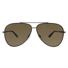 Salvatore Ferragamo SF 131S 067 Unisex Aviator Sunglasses Gunmetal 60mm