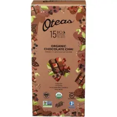 Oteas Organic Chocolate Chai Tea - Case of 6 - 15 Bags