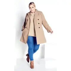 Women's Plus Size Rosie Cable Knit Sweater - cream | AVENUE