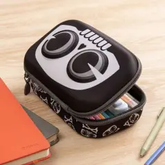 ZIPIT Skull Pencil Case, Pencil Box for Kids