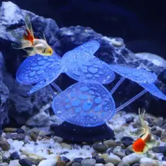 Unique Bargains Silicone Aquarium Simulation Coral Ornaments 2.36"x3.15" 1 Pc