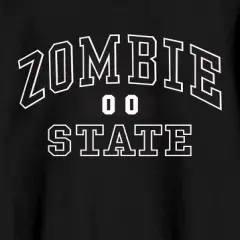 Emily The Strange Zombie State 00 Crew Neck Long Sleeve Men's Black Sweatshirt