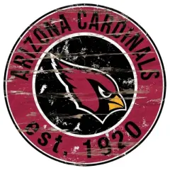NFL Arizona Cardinals Established 12" Circular Sign
