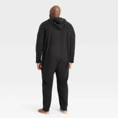 Men's Glow-In-The-Dark Skeleton Halloween Matching Family Union Suit - Hyde & EEK! Boutique&trade; Black