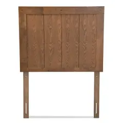 Patwin Wood Headboard Walnut - Baxton Studio