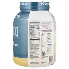 Dymatize Nutrition ISO100 Hydrolyzed, 100% Whey Protein Isolate, Gourmet Vanilla, 3 lb (1.4 kg), Sports Nutrition Supplements