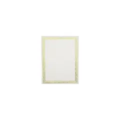 Geographics Foil Stamped Award Certificates 8-1/2 x 11 Gold Serpentine Border 12/Pack 44407