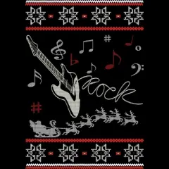 Women's Design By Humans Rock Christmas By sophialada Racerback Tank Top