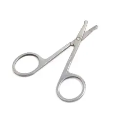 Unique Bargains 5pcs Round Tip Nose Hair Eyebrow Trimmer Scissors Cutter Remover Cosmetic Tool