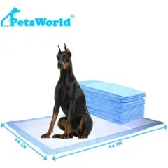 PetsWorld Economy Value (28x34 inch) Puppy Training & Potty Pads 200 Count