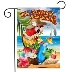 Briarwood Lane Summer Garden Flag 12x18 For Outdoor Parrot in Paradise For Summer Garden Flag Flags For Outside