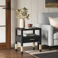 Corded Wood Accent Table - Threshold&trade;