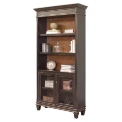 78" Hartford Bookcase with Lower Doors - Martin Furniture