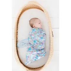 Stretchy Swaddle | Groovy Floral | Charlie Lou Baby