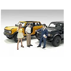 "The Dealership" 6 piece Figurine Set for 1/18 Scale Models by American Diorama