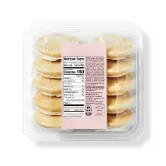 White Frosted Sprinkles Sugar Cookies - 13.5oz/10ct - Favorite Day&trade;