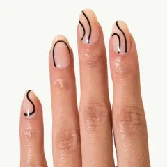 Chillhouse Chill Tips Nail Art Press On Fake Nails - The Chill Line - 24ct