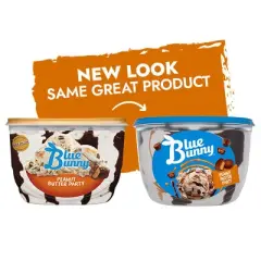 Blue Bunny Peanut Butter Party Ice Cream - 46 fl oz