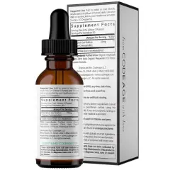 Codeage Chlorophyll Liquid Drops, Vegan Peppermint Oil - Herbal Cleanse Supplement - 60 ml