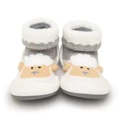 Komuello Baby Boy/Girl First Walk Sock Shoes Little Lamb