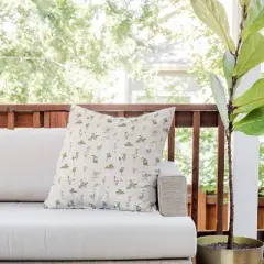 20"x20" Deny Designs Iveta Abolina Pineberry Botanical Outdoor Throw Pillow Beige