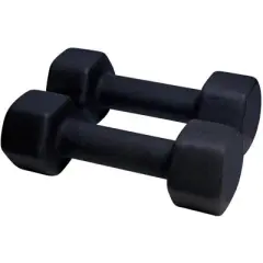 Neoprene Dumbbell for Strength Training, Muscle Toning, and Rehab, Non-Slip Grip, Anti-Roll Design