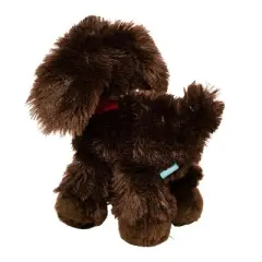 Manhattan Toy Woolies Brown 10" Stuffed Animal Plush Puppy Dog for Kids and Adults