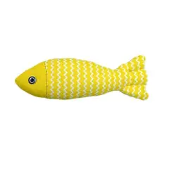 Chery Life 1 Piece Cat Toy Fish, Interactive Cat Toys Fish, Built in Catnip, for Indoor Kitty Exercise, (Random Color)