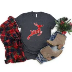 Simply Sage Market Women's Rudolph Sweater Short Sleeve Graphic Tee