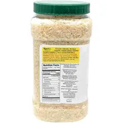 Platinum White Basmati Rice Extra Long - 56oz (3.5lbs) PET Jar - Rani Brand Authentic Indian Products