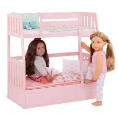 Our Generation Dreams for Two Pink Bunk Beds Accessory Set for 18" Dolls