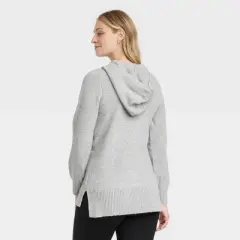 Nursing Hoodie Maternity And Beyond Pullover - Isabel Maternity by Ingrid & Isabel&trade; Light Gray