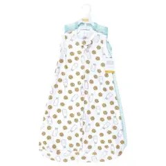 Hudson Baby Cotton Long-Sleeve Wearable Sleeping Bag, Sack, Blanket, Mint Milk Cookies Sleeveless