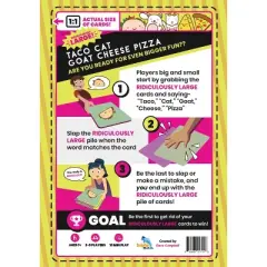 Dolphin Hat Games Taco Cat Goat Cheese Pizza Ridiculously Large: 2-8 Players Card Game, Creative Thinking Fun