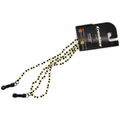 Croakies Czech Glass Cords Crystal Spec End|Made in the USA|100% Cotton|made of high quality material that prevents slipping and sliding of sunglasses