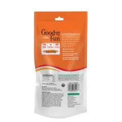 Good 'n' Fun Large Triple Flavored Pork, Beef and Chicken Wrapped Roll Rawhide Dog Treats - 2ct