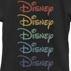 Girl's Disney Rainbow Stack T-Shirt