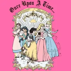 Girl's Disney Princesses Once Upon a Time&hellip; Crop T-Shirt