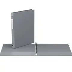 Davis Group 6pk 5/8" Premium Economy Round Ring Binders Gray: .5 Inch Hard Cover, 100 Sheet Capacity, 2 Pockets