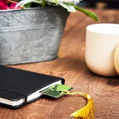 The Gifted Stationery 24-Count Bookmarks, Picasso Art Cardstock Page Markers with Tassel, 7"x2"