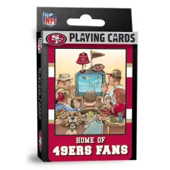 MasterPieces Officially Licensed NFL San Francisco 49ers Fan Deck Playing Cards - 54 Card Deck