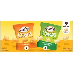 Goldfish Crisps Variety Pack - 7.2oz/9ct